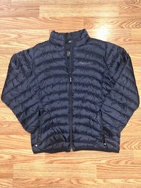 EUC Marmot Black Down Puffer Jacket for Kids